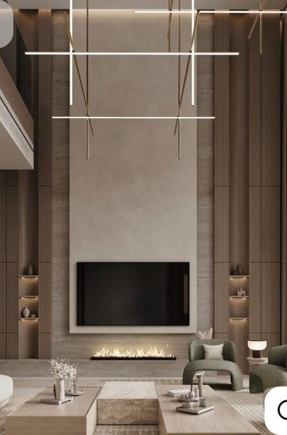 Proyek desain interior ruang tamu eksklusif di Jakarta Selatan